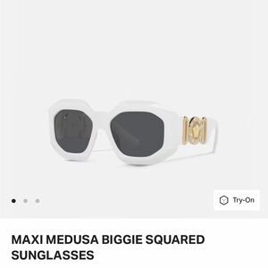 VERSACE MAXI MEDUSA BIGGIE SQUARED SUNGLASSES